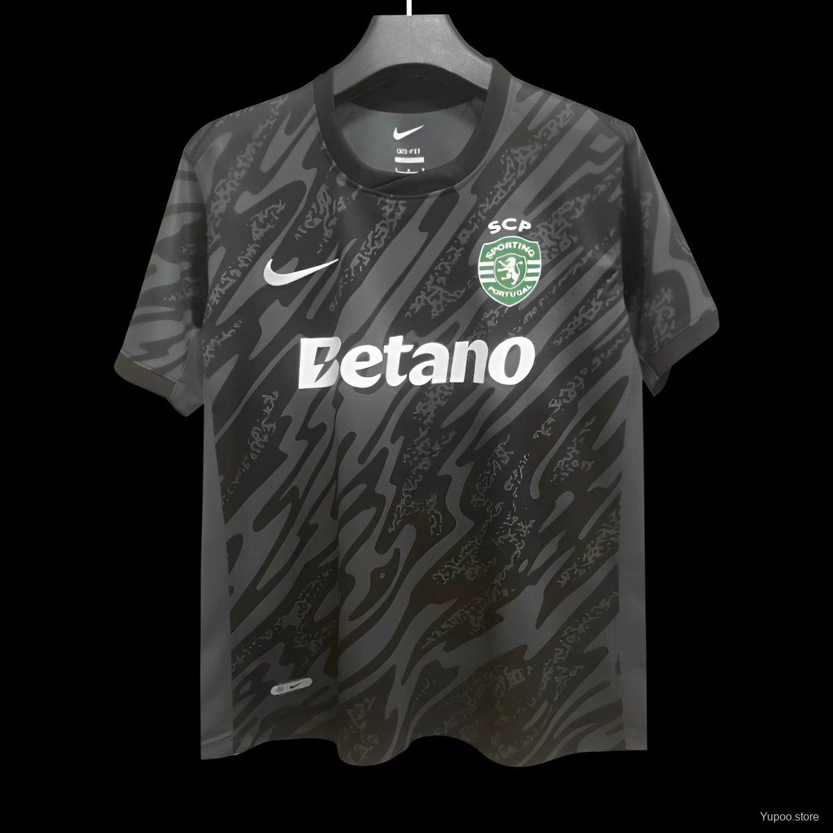 Camiseta de fútbol Sporting CP 2024/25 PORTERO MANGA CORTA VERSION FAN